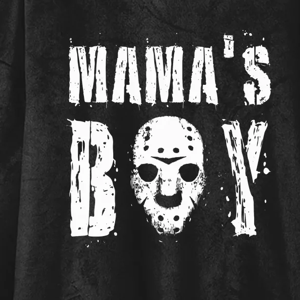 Mama's Boy Jason Hockey Mask Halloween Horror Movie Face Hooded Wearable Blanket