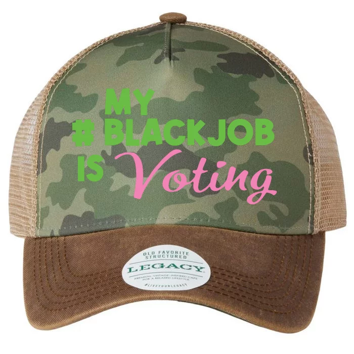 My Black Job Is Voting Legacy Tie Dye Trucker Hat