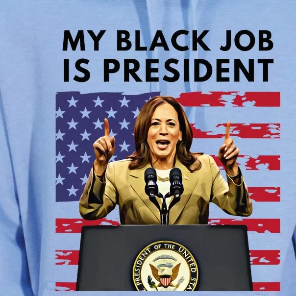 My Black Job Is President Kamala Harris 2024 Unisex Surf Hoodie