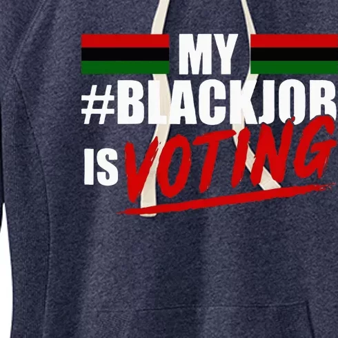 My Black Job Is Voting Women's Fleece Hoodie