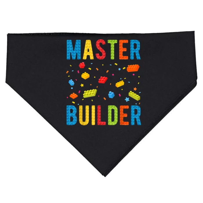 Master Builder Kids Building Blocks Brick Builder USA-Made Doggie Bandana