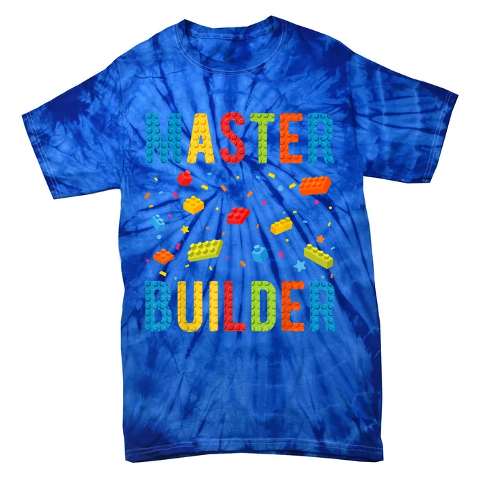 Master Builder Kids Building Blocks Brick Builder Tie-Dye T-Shirt