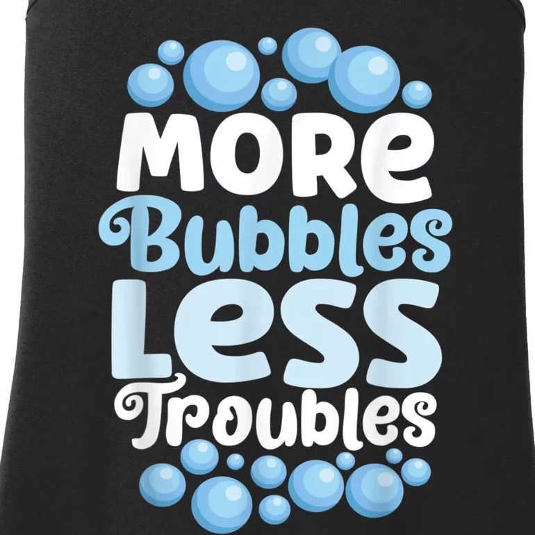 More Bubbles Less Troubles Homemade Soap Soapmaking Ladies Essential Tank