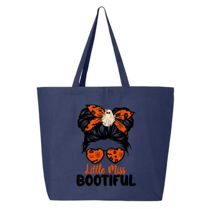 Messy Bun Little Miss Bootiful Boo Halloween Costume Gift 25L Jumbo Tote