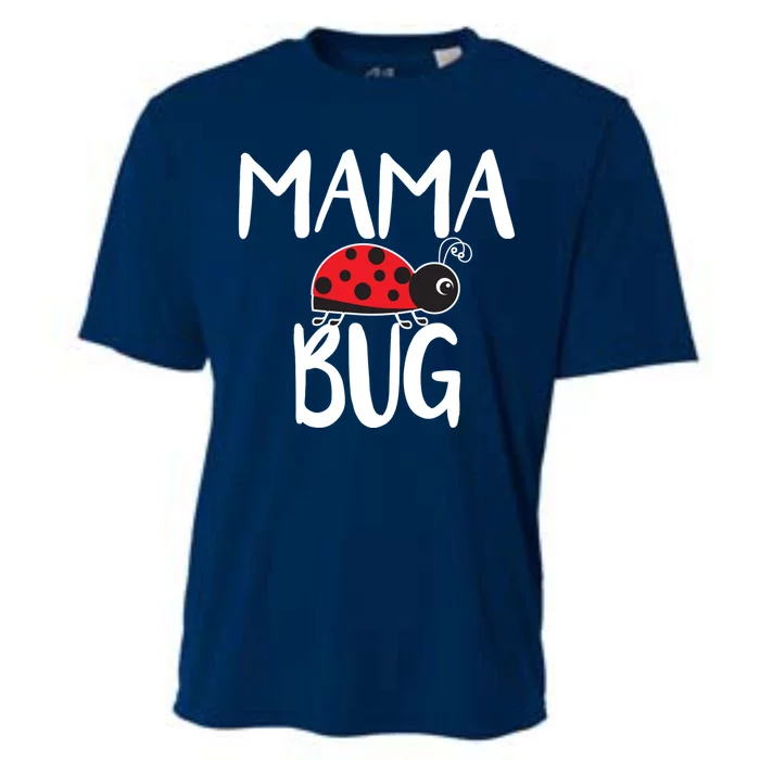 Mama Bug Ladybug Mom Funny Cooling Performance Crew T-Shirt