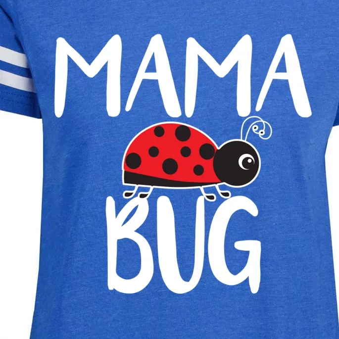 Mama Bug Ladybug Mom Funny Enza Ladies Jersey Football T-Shirt