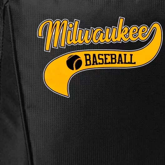 Milwaukee Baseball Lover Baseball Player Retro Sporty City Backpack