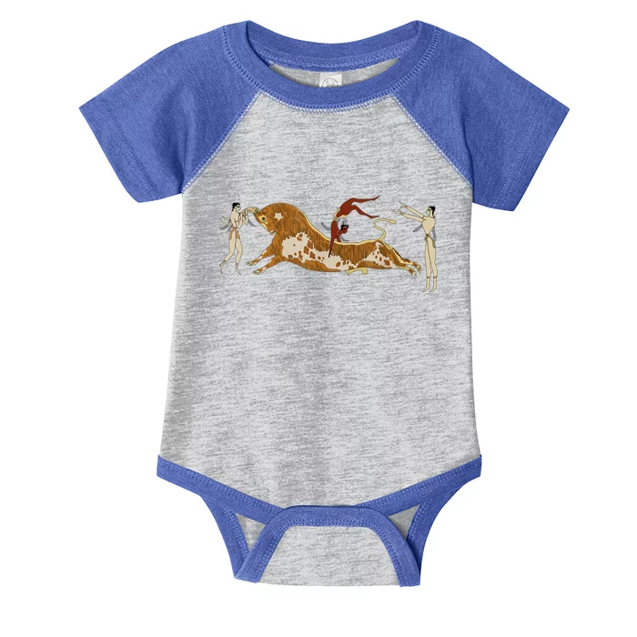 Minoan Bull Leaping Infant Baby Jersey Bodysuit