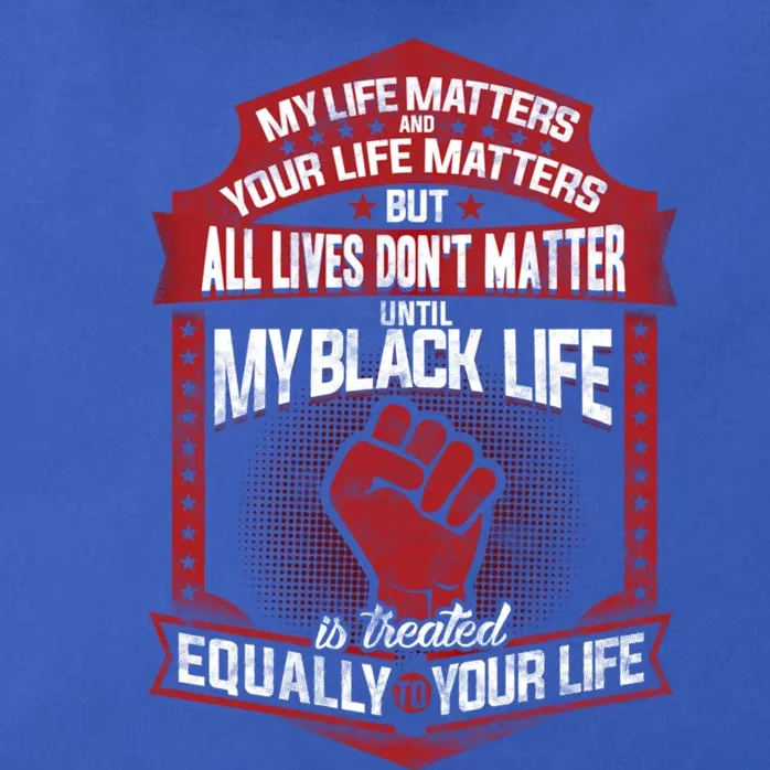 My Black Life Matter Gift Zip Tote Bag