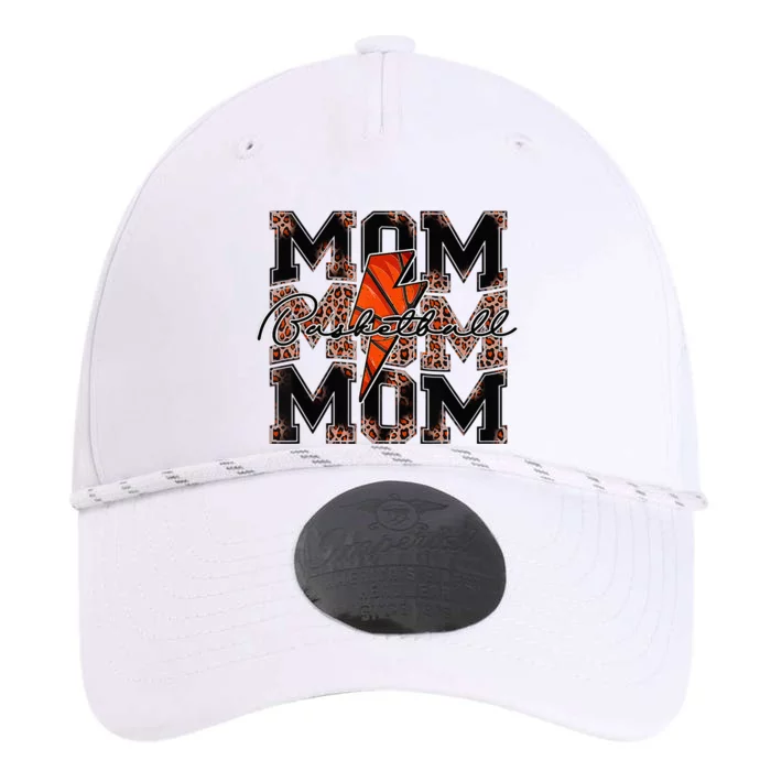 Mom Basketball Leopard Lightning Bolt Mothers Day Softball Performance The Dyno Cap