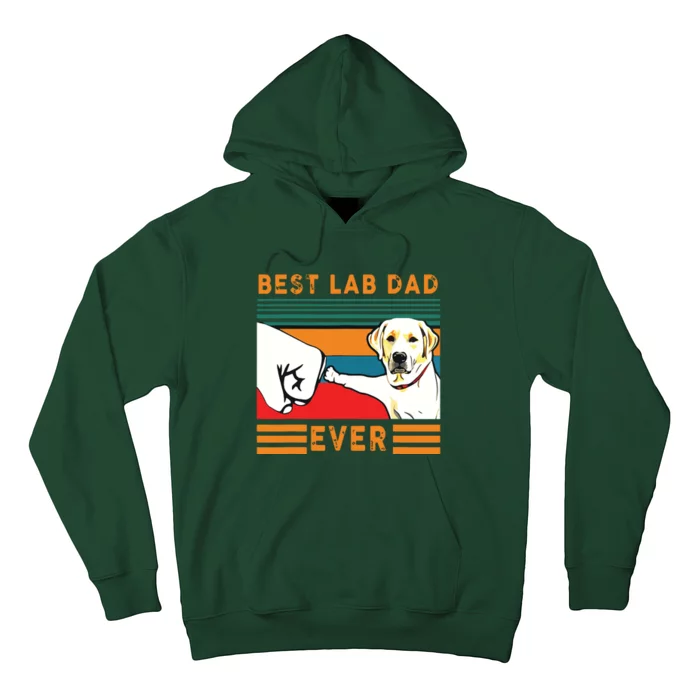 Men Best Lab Dad Fathers Day Dad Gifts Best Labrador Dad Hoodie