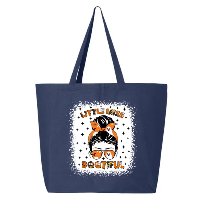 Messy Bun Little Miss Bootiful Boo Halloween Costume Cool Gift 25L Jumbo Tote