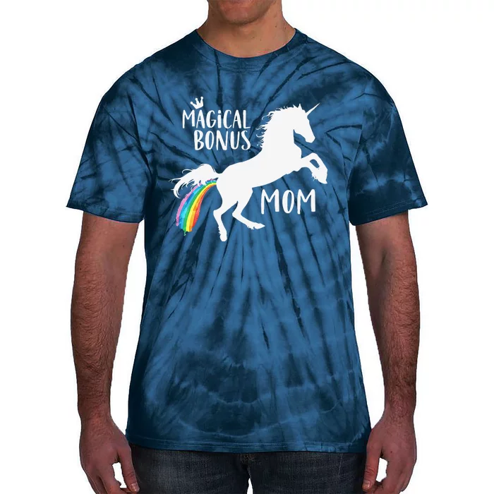 Magical Bonus Mom Unicorn Stepmother Best Stepmom Ever Horse Tie-Dye T-Shirt