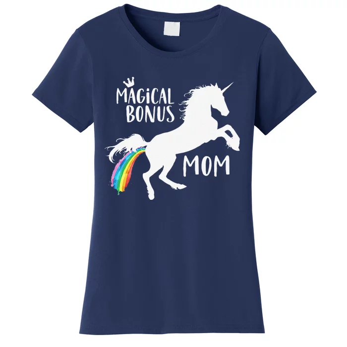 Magical Bonus Mom Unicorn Stepmother Best Stepmom Ever Horse Women's T-Shirt