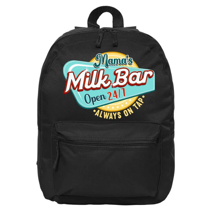 Mamas Boobery Milkshake Breast Milk Bar I Breastfeeding 16 in Basic Backpack