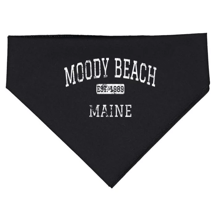 Moody Beach Maine Me Vintage USA-Made Doggie Bandana