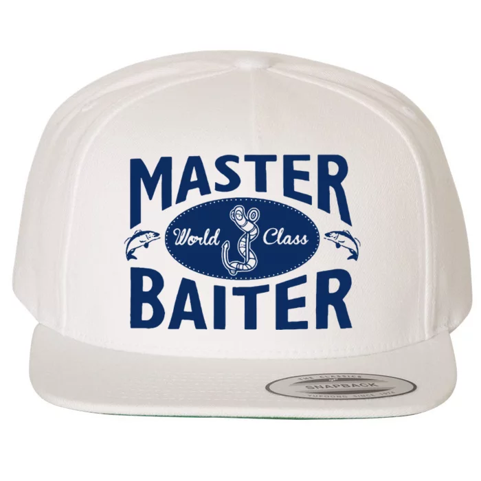 Master Baiter Wool Snapback Cap