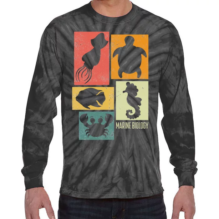 Marine Biology Marine Biologist Tie-Dye Long Sleeve Shirt