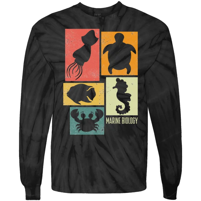 Marine Biology Marine Biologist Tie-Dye Long Sleeve Shirt