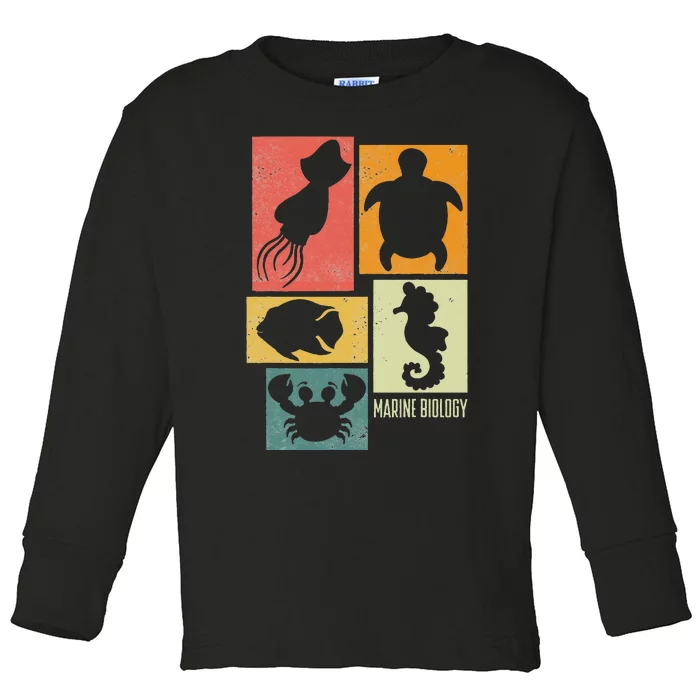 Marine Biology Marine Biologist Toddler Long Sleeve Shirt