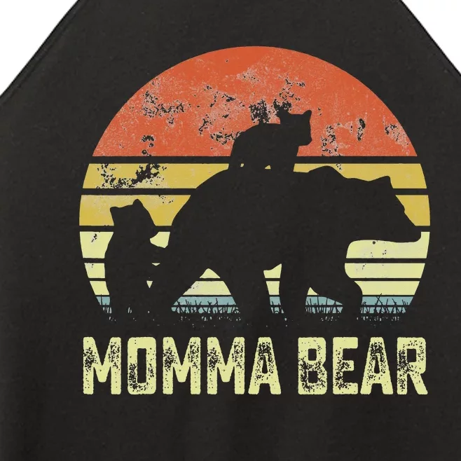 Momma Bear Matching Family Cub 2 Mother's Day Women’s Perfect Tri Rocker Tank