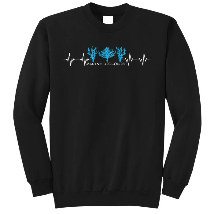 Marine Biologist Marine Biology Heartbeat Sweatshirt