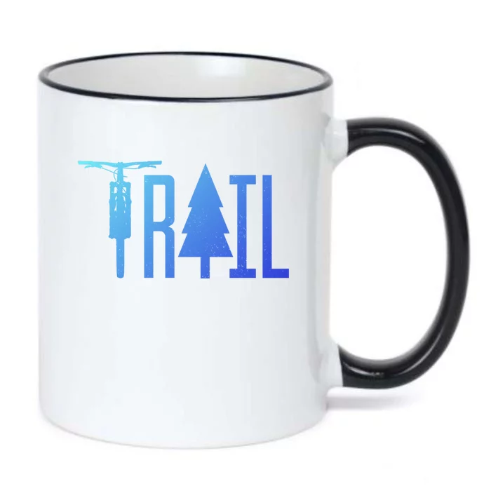 Mountain Bike Mtb Downhill Biking Cycling Biker Gift Cool Gift Black Color Changing Mug