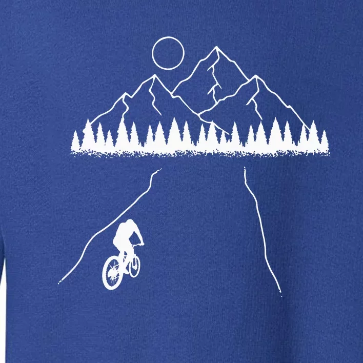 Mountain Biking MTB Cycling Bicycle Bike Cyclist Biker Gift Toddler Sweatshirt