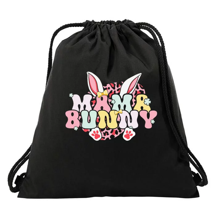 Mama Bunny Matching Family Easter Pregnancy Mom Baby Drawstring Bag