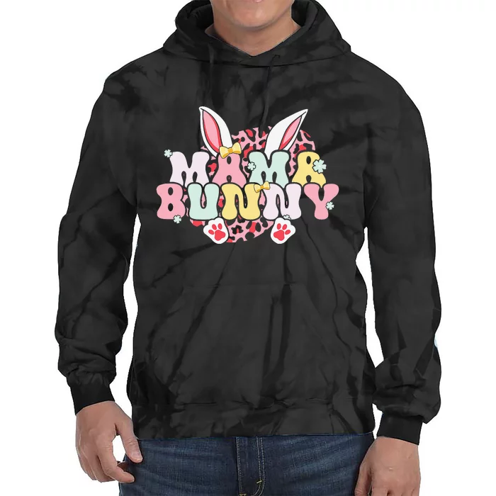 Mama Bunny Matching Family Easter Pregnancy Mom Baby Tie Dye Hoodie