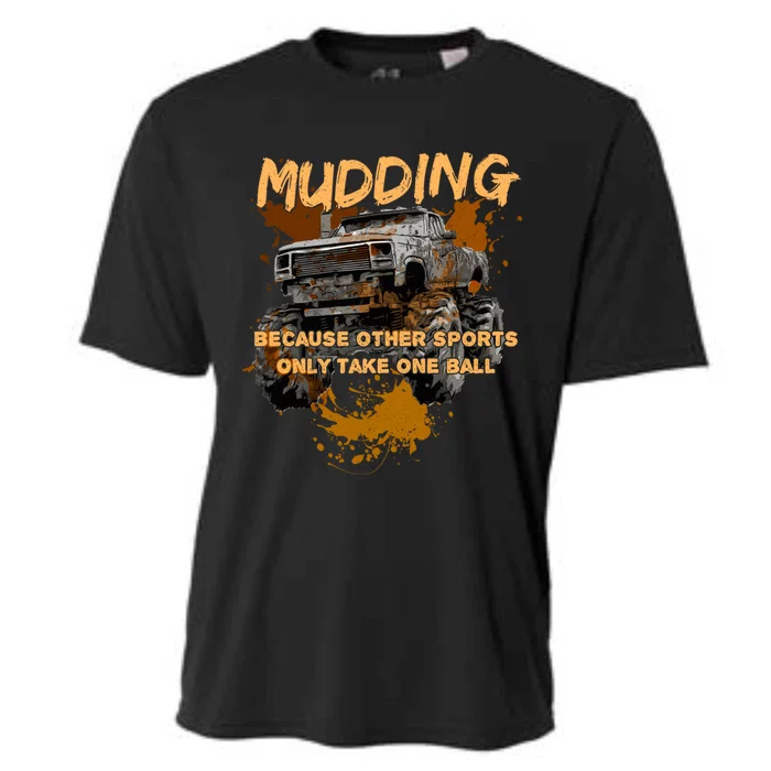 Mud Bogging Mudding Mud Racing Fan Gift Cooling Performance Crew T-Shirt