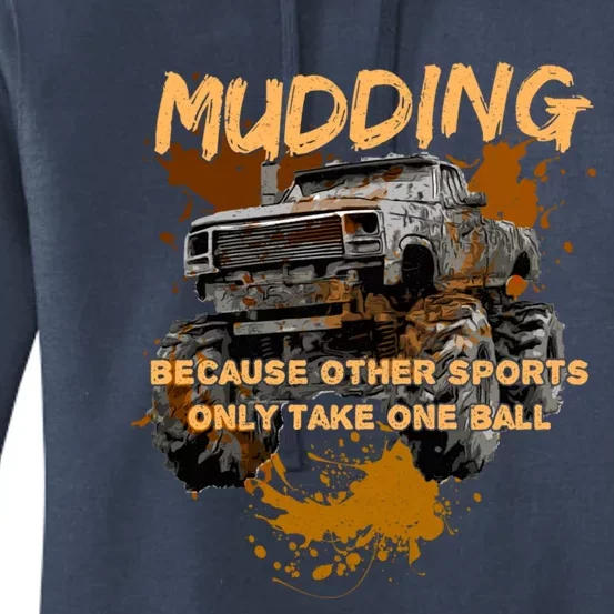 Mud Bogging Mudding Mud Racing Fan Gift Women's Pullover Hoodie