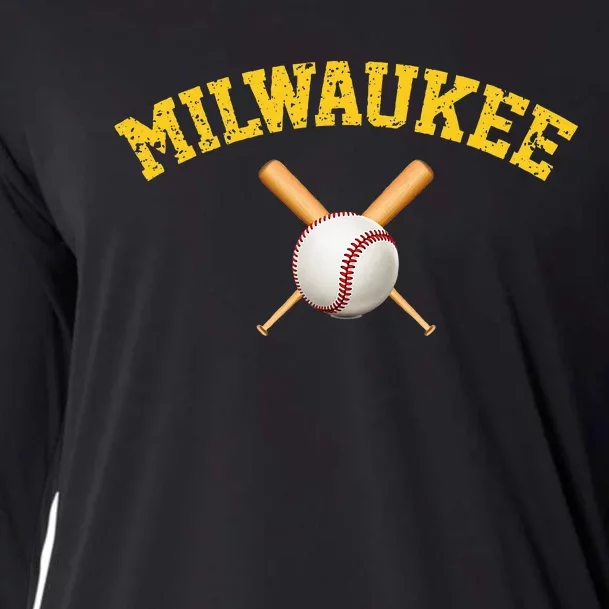 Milwaukee Baseball Cooling Performance Long Sleeve Crew