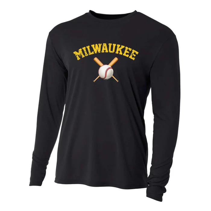 Milwaukee Baseball Cooling Performance Long Sleeve Crew