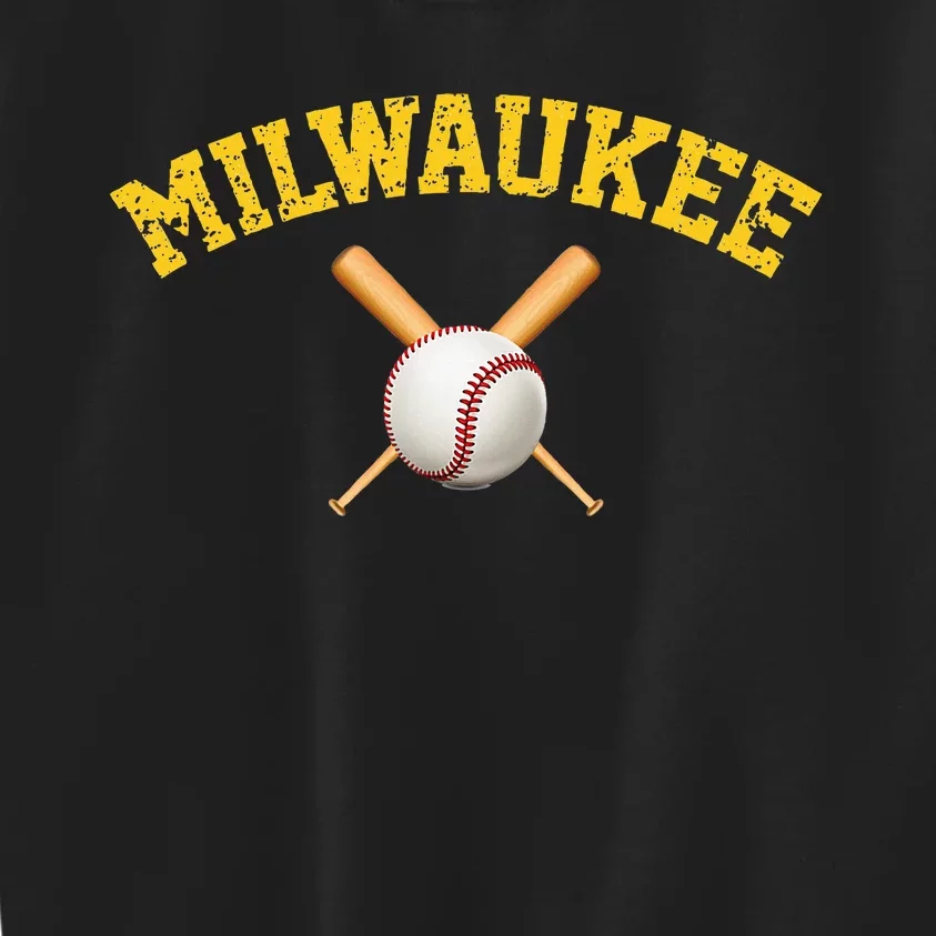 Milwaukee Baseball Kids Sweatshirt