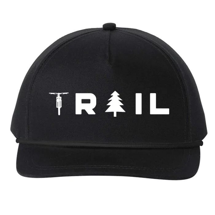 Mountain Bike MTB T TRAIL Mountain Bike Snapback Five-Panel Rope Hat