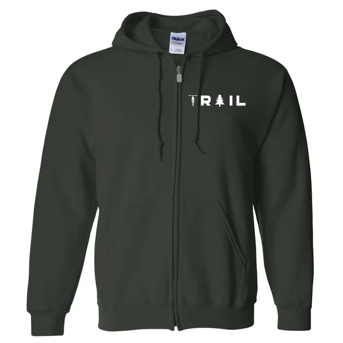 Mountain Bike MTB T TRAIL Mountain Bike Full Zip Hoodie