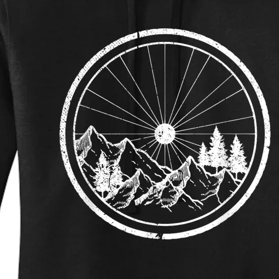 Mountain Bike MTB Cycling Bicycle Biking Gift Women's Pullover Hoodie