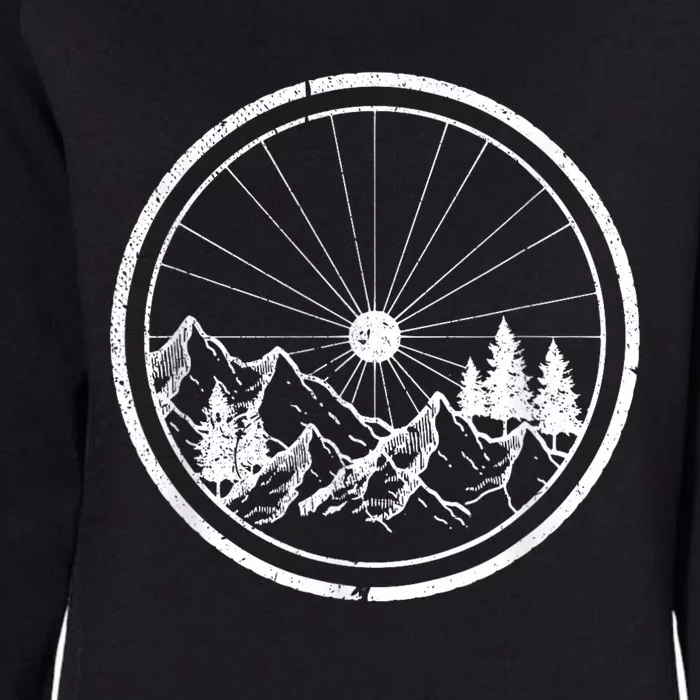 Mountain Bike MTB Cycling Bicycle Biking Gift Womens California Wash Sweatshirt