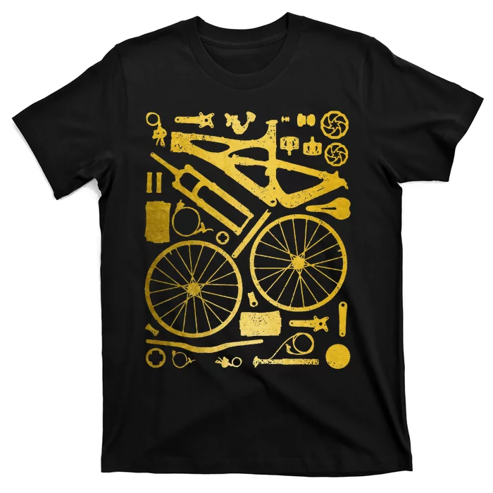 Mountain Bike Mtb Cycling Bicycle Parts Mountain Biker T-Shirt