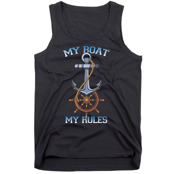 My Boat My Rules Tank Top