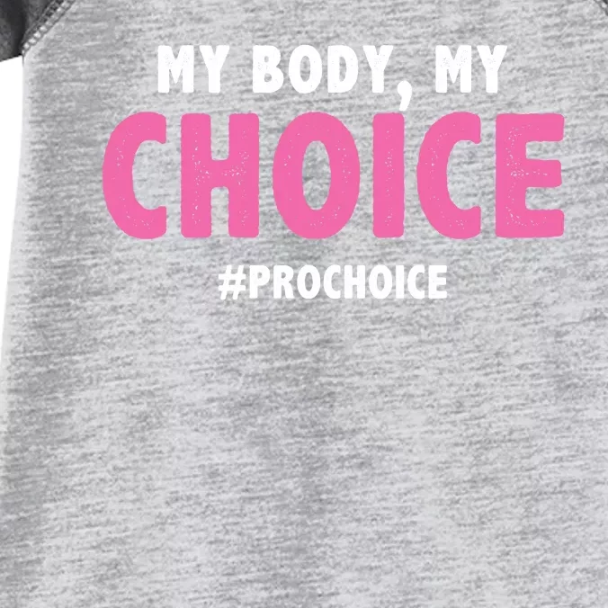 My Body My Choice Pro Choice Infant Baby Jersey Bodysuit