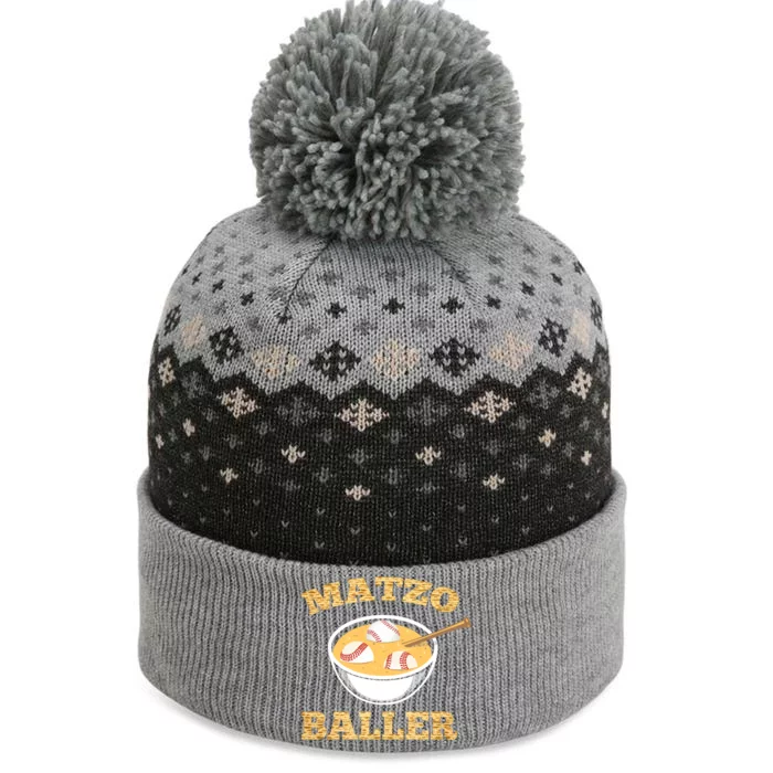 Matzo Baller The Baniff Cuffed Pom Beanie