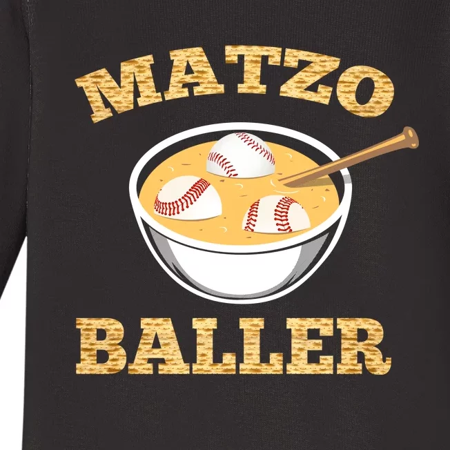 Matzo Baller Baby Long Sleeve Bodysuit