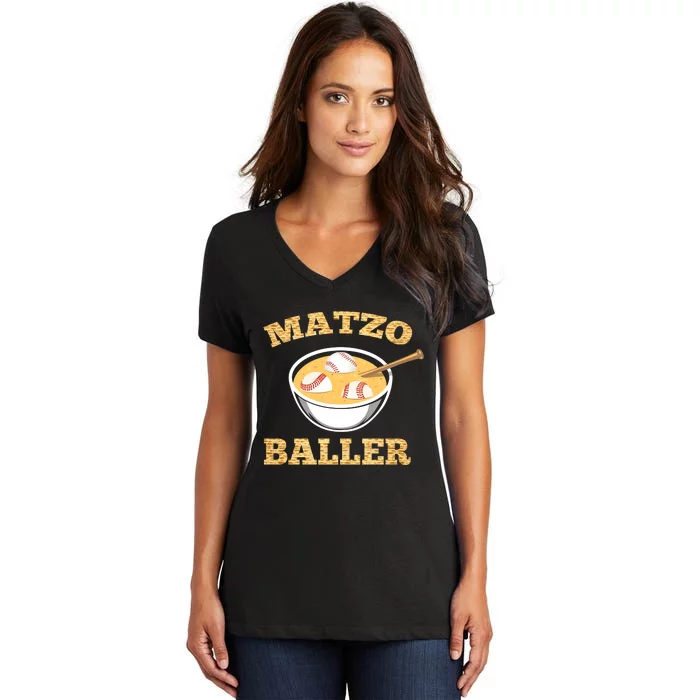 Matzo Baller Women's V-Neck T-Shirt