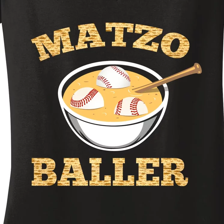 Matzo Baller Women's V-Neck T-Shirt