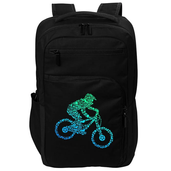 Mountain Bike MTB Downhill Biking Cycling Biker Impact Tech Backpack