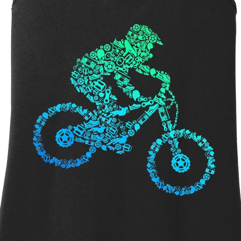 Mountain Bike MTB Downhill Biking Cycling Biker Ladies Essential Tank