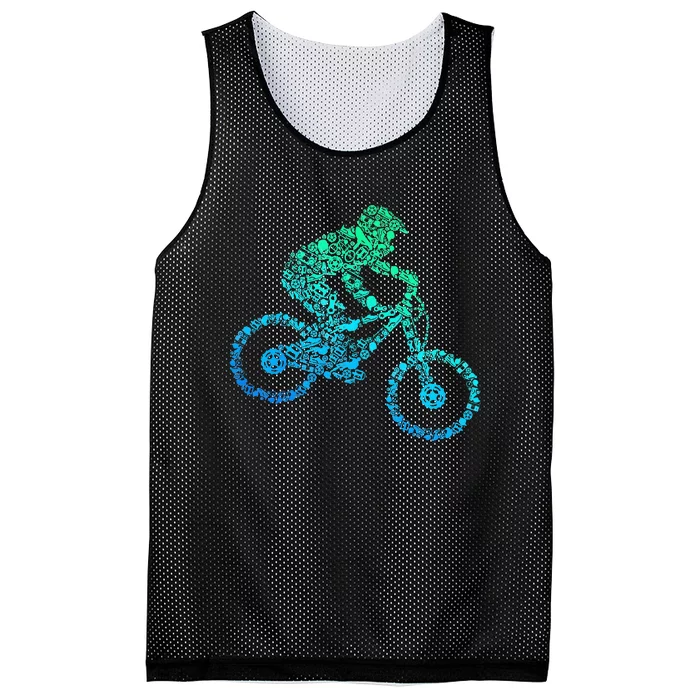 Mountain Bike MTB Downhill Biking Cycling Biker Mesh Reversible Basketball Jersey Tank