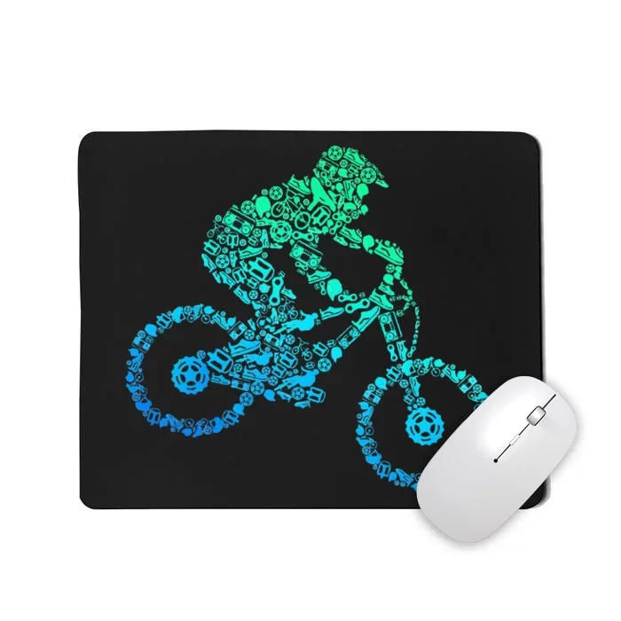 Mountain Bike MTB Downhill Biking Cycling Biker Mousepad